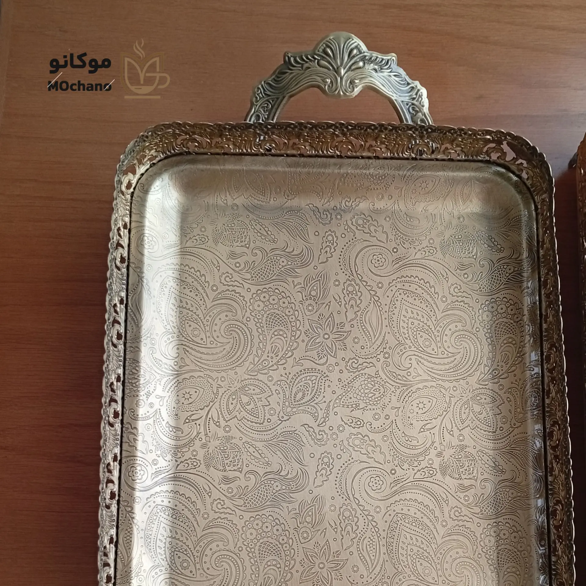 سینی پذیرایی انگلیسی آنتیک متوسط،سینی سرو،سینی انتیک - تصویر 9