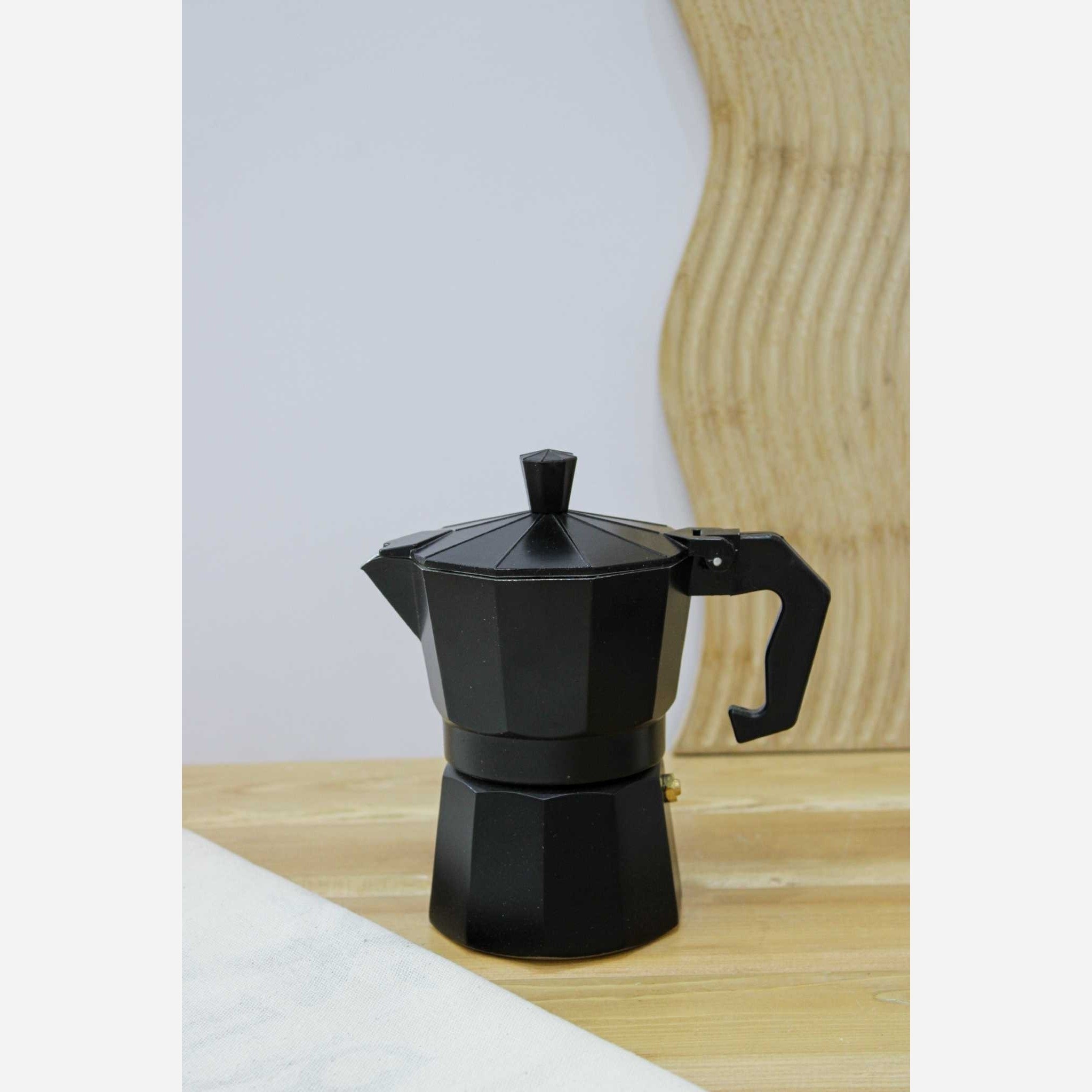 موکاپات6کاپ مشکی آلومینیومی-قهوه جوش - تصویر 8
